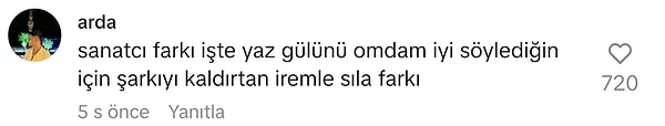 Sıla'nın bu ince hareketi karşısında etkilenenler ve genç müzisyeni takdir edenler yorumlarda buluştu: