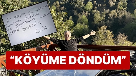 Kendini Dağlara Verdi: İnzivaya Çekildiğini Açıklayan Cengiz Kurtoğlu İstanbul'u Terk Ederek Köyüne Döndü!