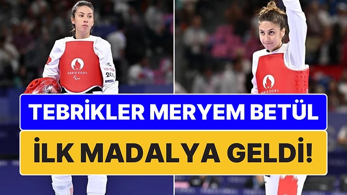 Biz Bronz Madalya Ülkesiyiz: Paris 2024 Paralimpik Oyunları'nda Tekvandocu Meryem Betül Çavdar Bronz'u Kaptı!