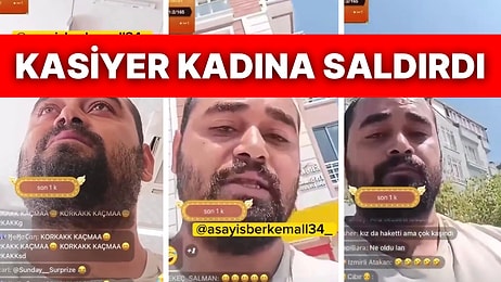 Canlı Yayında Kasiyer Kadına Saldırdı İzleyicilerinden “Kız da Hak Etti Ama Kaşındı” Yorumları Aldı