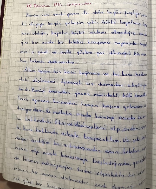 Ayrıca ilişkilerine dair romantik anılar bu şekilde ele alınmış👇