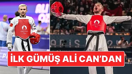 Bronz'dan Sonra Bu Defa Gümüş: Paris 2024 Paralimpik Oyunları'nda Tekvandocu Ali Can Özcan 2'nci Oldu!