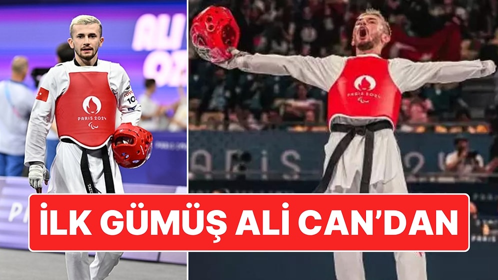 Bronz'dan Sonra Bu Defa Gümüş: Paris 2024 Paralimpik Oyunları'nda Tekvandocu Ali Can Özcan 2'nci Oldu!