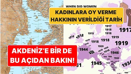 İncelemelere Doyamayacağınız Bu 10 Harita Hayata Bakış Açınızı Değiştirebilir!