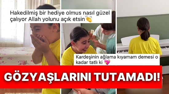 Hayalini Kurduğu Piyanoyu Odasında Görünce Sevinçten Gözyaşlarına Boğulan Tatlı Kız