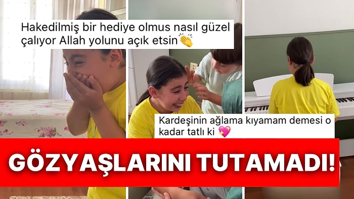 Hayalini Kurduğu Piyanoyu Odasında Görünce Sevinçten Gözyaşlarına Boğulan Tatlı Kız