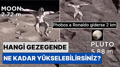 Diğer Gezegenlerde Zıpladığınızda Ne Kadar Yükselebileceğinizi Hiç Merak Etmiş miydiniz?