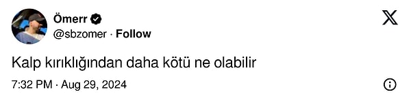 Twitter'da bir kullanıcı takipçilerine, “Kalp kırıklığından daha kötü ne olabilir?” diye soru yöneltti. Gelen yanıtlar, oldukça derin ve etkileyici oldu.