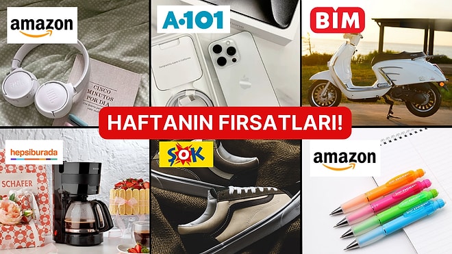 Haftanın Tüm İndirimleri Burada! Hepsiburada'dan Amazon'a Dikkat Çeken İndirimler ve Aktüel Katalogları