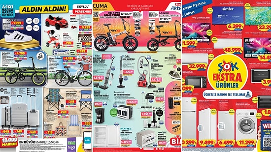 İndirim Günleri Başlıyor! 31 Ağustos - 6 Eylül Haftasında A101, BİM ve ŞOK Aktüel Ürünler Listesinde Ne Var?