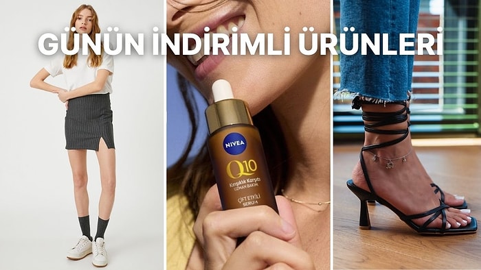 Bugün İndirimde Neler Var? Günün İndirimli Moda ve Kozmetik Ürünleri