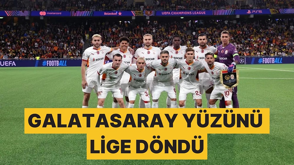 Avrupa'dan Mutsuz Dönen Galatasaray, Ligde 3 Puan İçin Adana Demirspor Karşısında