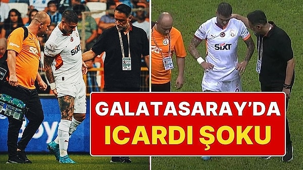 Galatasaray’ın Arjantinli yıldızı Mauro Icardi, Adana Demirspor maçının 23. Dakikasında sakatlanarak oyundan çıkmak zorunda kaldı. Baldırını tutarak kenara gelen yıldız futbolcu hemen soyunma odasına alındı.