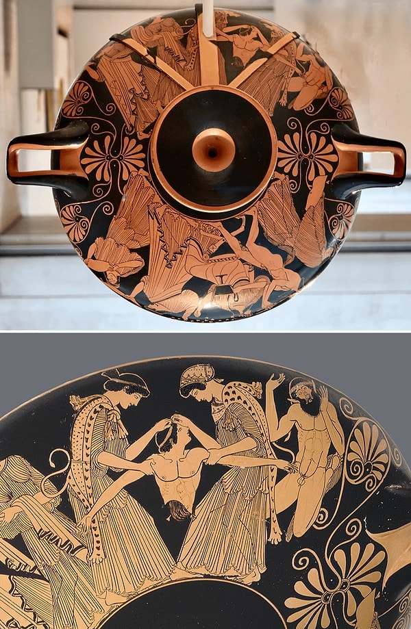 4. Cup Depicting the Death of King Pentheus of Thebes