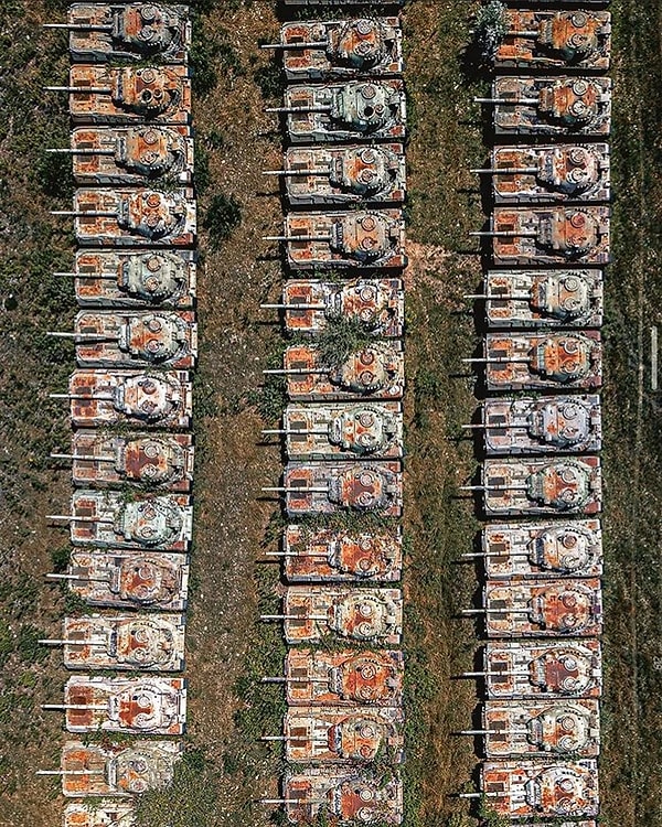 Ukraine: Leopard 1 Tank Graveyard