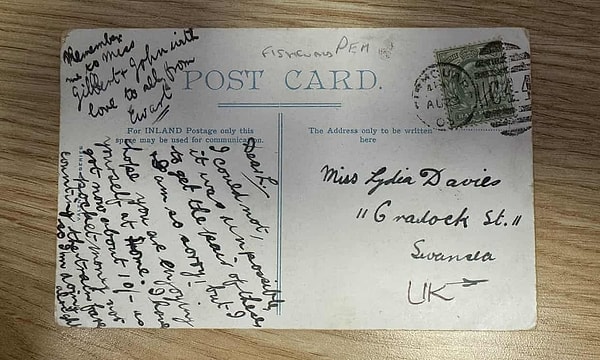 Mystery of the Postcard's Discovery