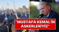 Cumhurbaşkanı Erdoğan'ın Katıldığı Törende Teğmenlerden 'Mustafa Kemal'in Askerleriyiz' Sloganları