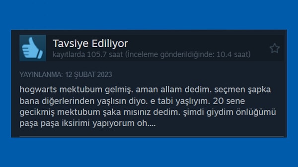 Neymiş kötülük geri dönüyormuş. Bana ne kardeşim ben iksirime süpürgeme bakarım. ✋