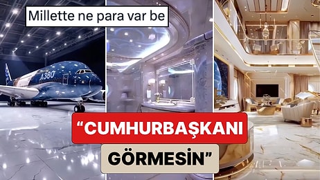 Tanju Özcan "Cumhurbaşkanı Görmesin" Diye Paylaştı: Dubai'de Bir Multimilyarder İçin Tasarlanan Uçak