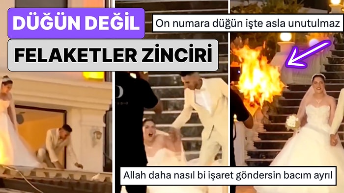 Düğün Değil Felaketler Zinciri: Bir Düğünde Gelin ve Damadın Başına Gelmeyen Kalmadı