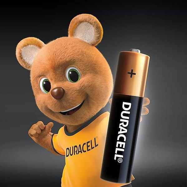 6. Duracell Alkalin AAA İnce Kalem Pil (8'li Paket)