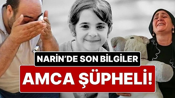 Narin’i arama çalışmalarında her gün yeni detaylar da ortaya çıkmaya devam ediyor. Son olarak amcası S.G.’nin arabasından alınan örneklerle Narin’in DNA’sı uyuştu ve amcanın telefonundaki tüm arama ve mesaj kayıtlarını sildiği ortaya çıktı.