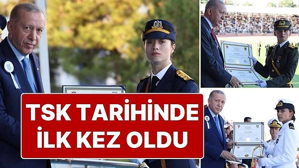 Bu seneki Harp Okulları'nın mezuniyet törenine kadınlar damga vurdu. Kara Harp Okulu'nda Ebru Eroğlu, Deniz Harp Okulu'nda Şeyda Yıldırım ve Hava Harp Okulu'nda devre birinciliğini İkra Kuyumcu aldı.