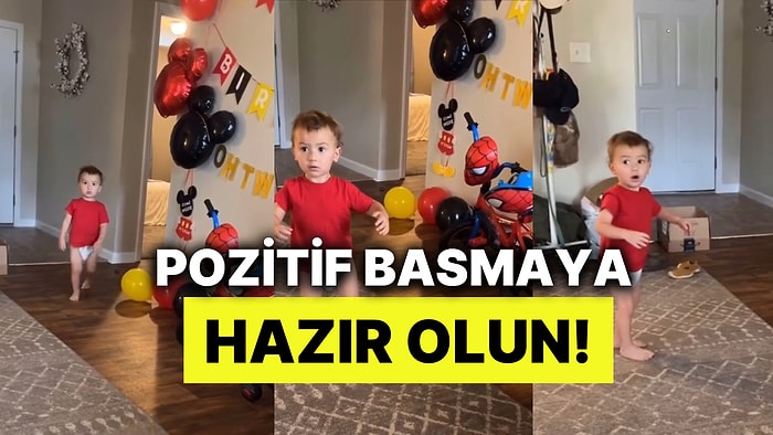 Uykudan Uyanır Uyanmaz Bisiklet Sürprizini Gören Çocuğun İçimizi Isıtan Tepkileri