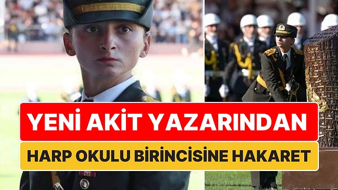 Yeni Akit Haber Müdürü, Kara Harp Okulu Birincisi Ebru Eroğlu'yla "Tipe Bak, Tıfıl Teğmen" Diyerek Alay Etti!