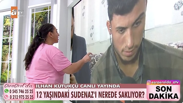 12 yaşındaki Sudenaz Kalabas, iddialara göre 20 yaşındaki İlhan Kütükçü tarafından alıkonulmuş.