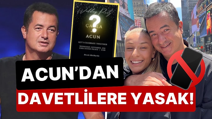 Siyahların Adamından "Siyah" Talimatı: Acun Ilıcalı ve Çağla Altunkaya'nın Düğün Davetiyesi İfşa Oldu!