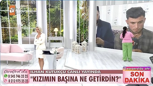 5. 13 gün önce kaybolan Narin'in haberiyle sarsılmamızın ardından yeni sezona başlayan Esra Erol'da programından bir kayıp haberi daha geldi. 12 yaşındaki Sudenaz Kalabas'ın 20 yaşındaki İlhan Kütükçü tarafından alıkonulduğu iddia edildi.