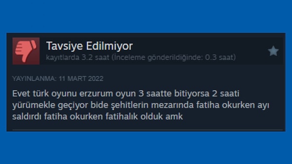 Şehitlerin mezarında Fatiha okurken ayı mı saldırdı? Benim rüyaların saçmalık seviyesi de buralarda.