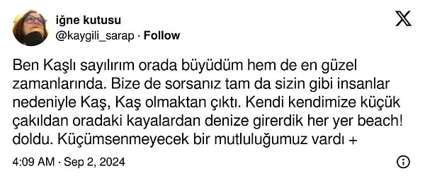 Hadi biraz da Kaş'ta yaşayanlardan dinleyelim olanları. 👇