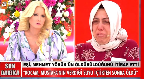 Eşinin öldüğü gün Üfürükçü Mustafa'nın evde olduğunu söyleyen Sebile Hanım, eşinin ölümünden sonra Mustafa ile imam nikahı kıydıklarını söylemişti.