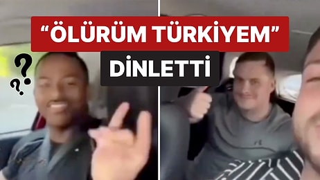 İstanbul'da Bir Taksici ABD'li Askerlere "Ölürüm Türkiyem" Şarkısı Dinleterek Gezdirdi