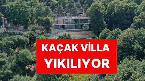 Bakan Duyurdu: Kaçak Villa İnşaatına Yıkım Kararı