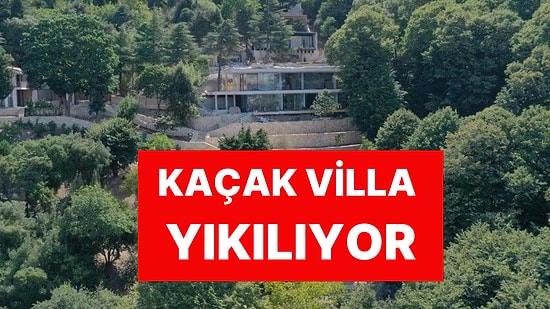 Bakan Duyurdu: Kaçak Villa İnşaatına Yıkım Kararı