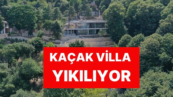 Bakan Duyurdu: Kaçak Villa İnşaatına Yıkım Kararı