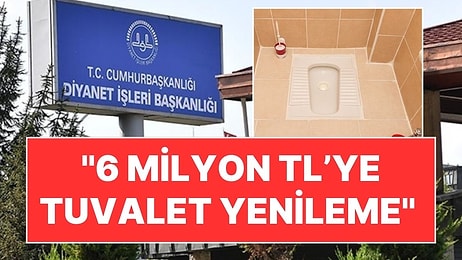 Diyanet'ten "6 Milyon Liraya Tuvalet Yenileme" İddiasına Yanıt: "İhtiyaç" Savunması!