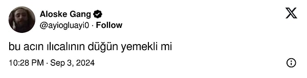 12. "Herkes sizin gibi ucuz düğünlere gitmiyor." diye tweet gelirse bakarız akşam.