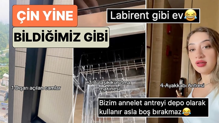 O Pencereler Neden? Çin'de Yaşayan Bir Kadın Evinde Daha Önce Hiç Görmediği İlginç Şeyleri Paylaştı