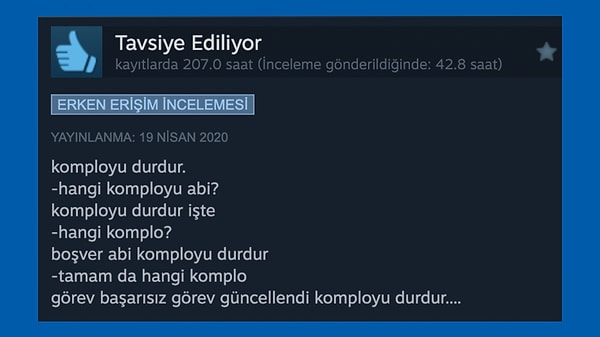 Ya komployu işte aaa.