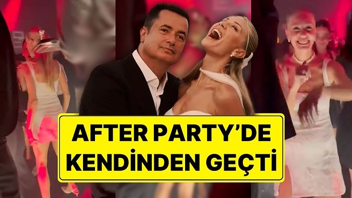 After Party'de Kendinden Geçti: Acun Ilıcalı'yla Evlenen Çağla Altunkaya'nın Keyifli Anları Kameralara Yansıdı