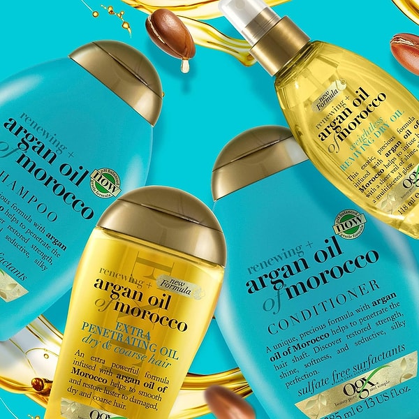 21. OGX Yenileyici Argan Oil Of Morocco Saç Bakım Yağı