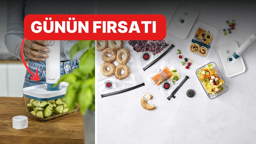 Yemeklerin Tazeliğini Koruyan Zwilling Fresh & Save Vakumlu Başlangıç Seti İndirimde!