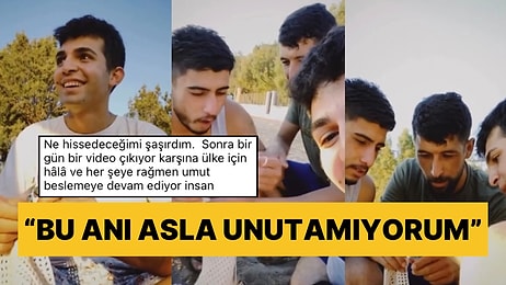 Örgü Ören Çocuğun Yanına Gelen Adamların Sıcak Kanlılığı ve Örgü Öğrenme Çabaları İçinizi Isıtacak