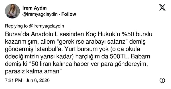 Şevklenen İrem de konuya ta en başından başlamış, öğrencilik yıllarına götürmüştü bizi.