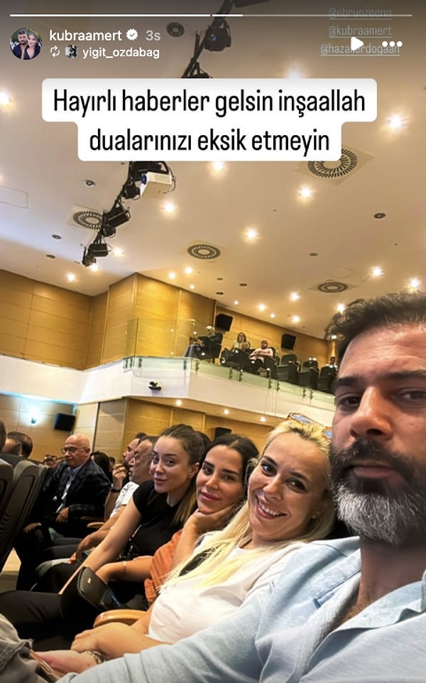 Engin Polat'ın kız kardeşi Kübra Uzun'un yaptığı paylaşım da bu iddiaları destekler nitelikteydi. Hazal, bu sefer görümcesinin yanından ayrılmadı.