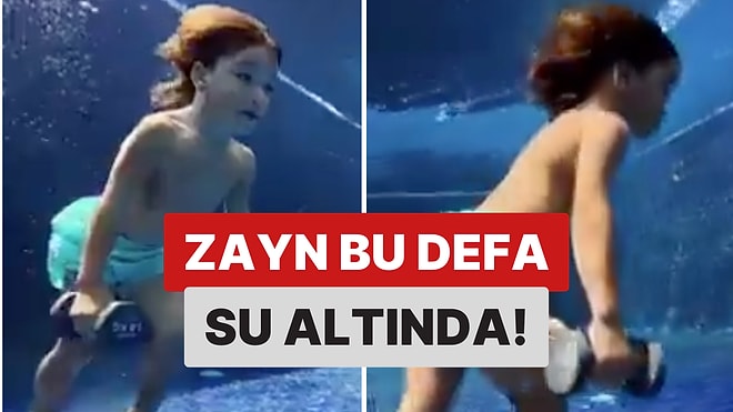 Kenan Sofuoğlu’nun 5 Yaşındaki Oğlu Zayn Durdurulamıyor: Bu Defa Su Altında Şov Yaptı!